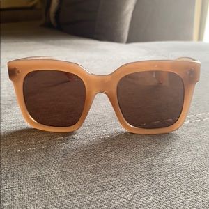 Taupe/Light Pink Sunglasses